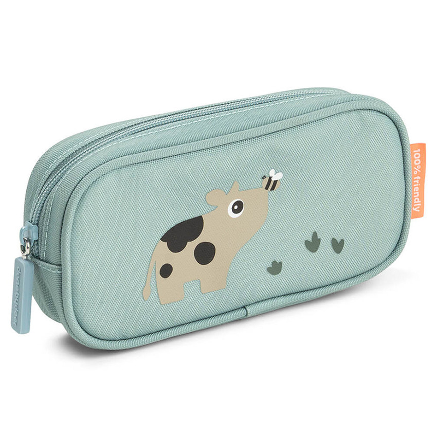 Trousse scolaire Tiny Farm Bleu 