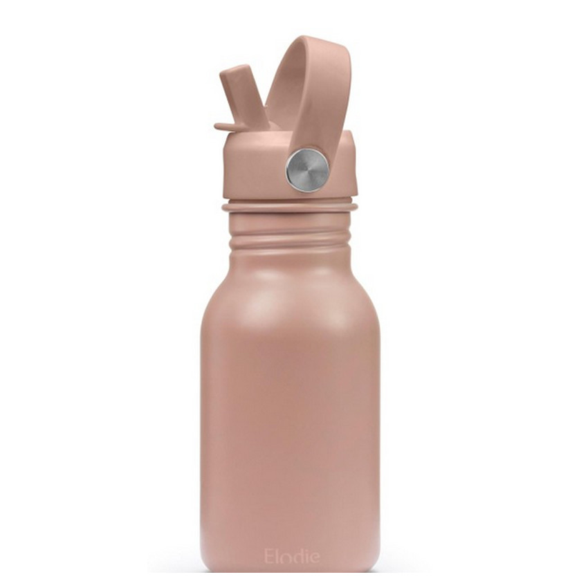 Drinkfles met rietjes 350 ml - Blushing Pink 