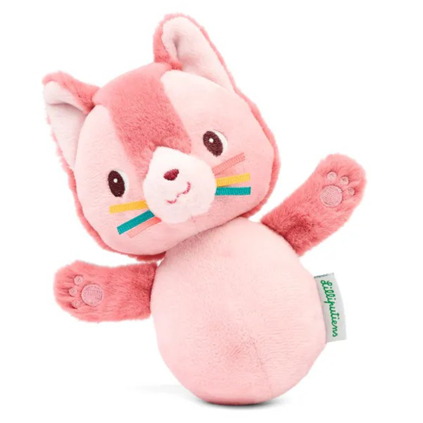 Peluche sonore Culbuto Jeanne le Chat 6M+ 