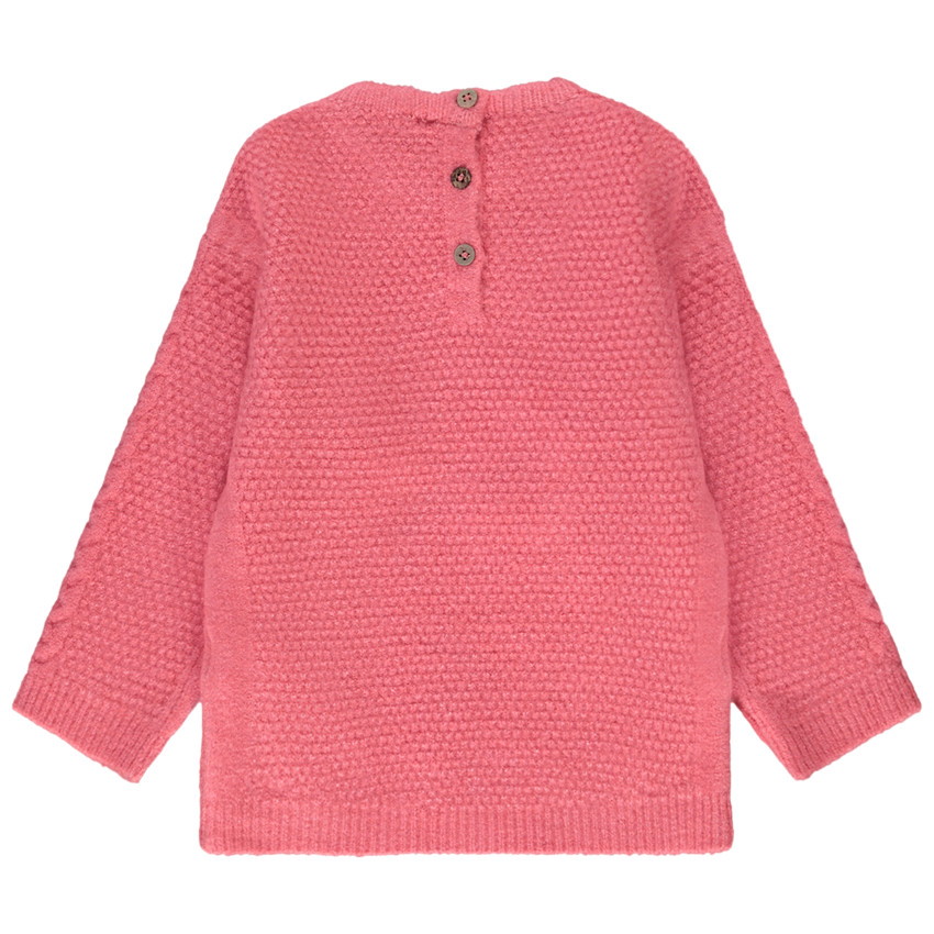Pull en tricot fantaisie pour bébé fille 