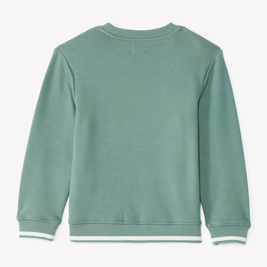 Sweatshirt van fleece met patchletters in lussen voor jongens 