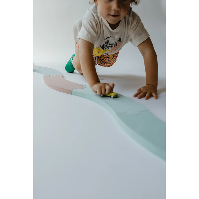 Imagipath in schuim creatie van loopbaan of racebaan 