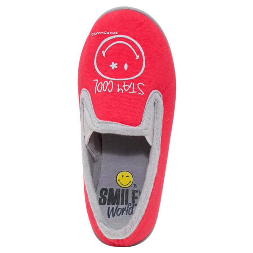 Chaussons bas en jersey avec print SmileyWorld 