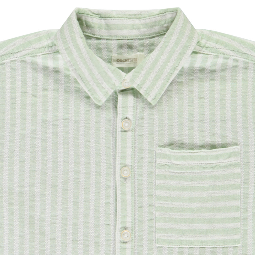 Chemise manches courtes rayée pour garçon  