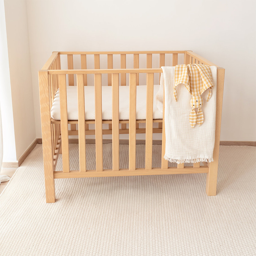 Hoeslaken jersey Parc 75x95cm Sesame 