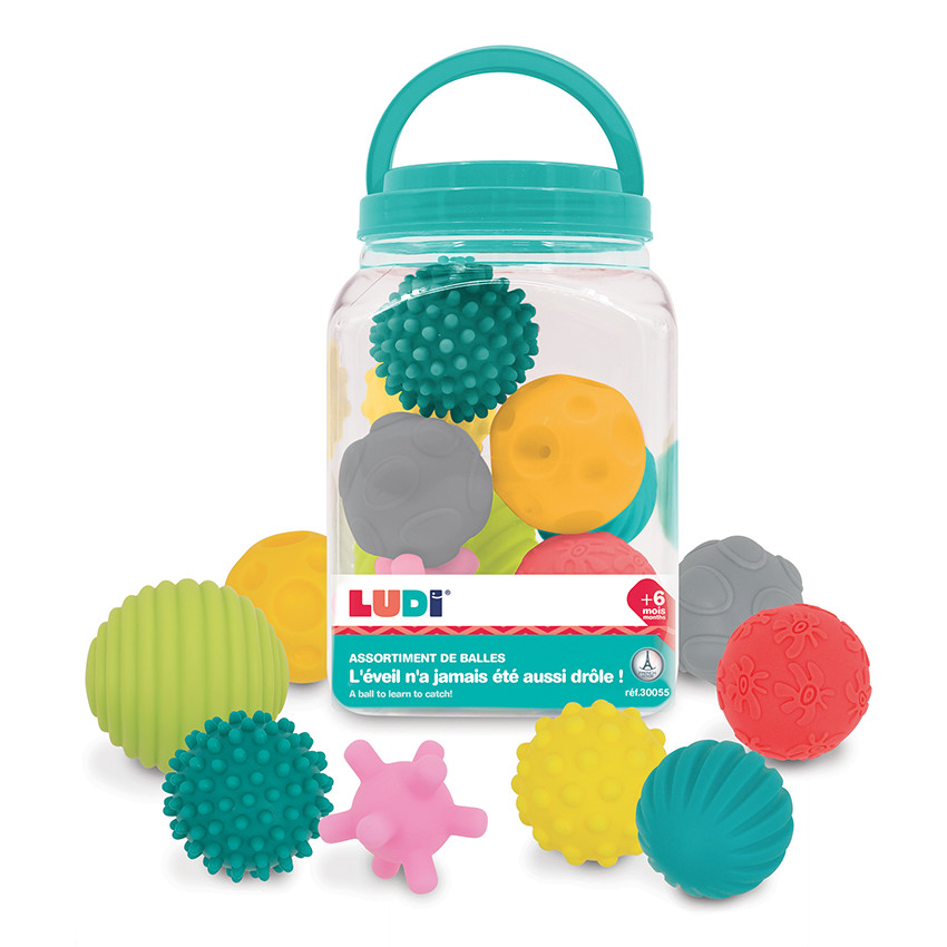 Set van 8 sensorische ballen 