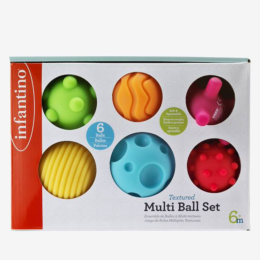 Coffret de 6 balles sensorielles – Textured Multi Ball Set 