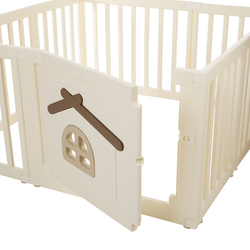 Parc modulable Joy en plastique blanc 