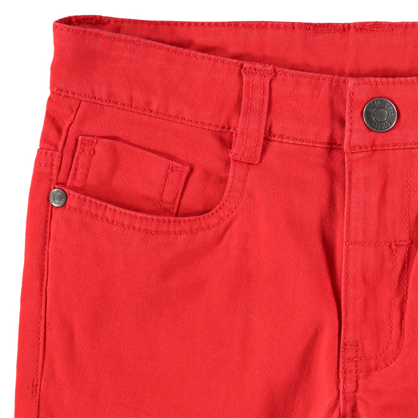 Slimme twill broek met crinkle-effect voor jongens 