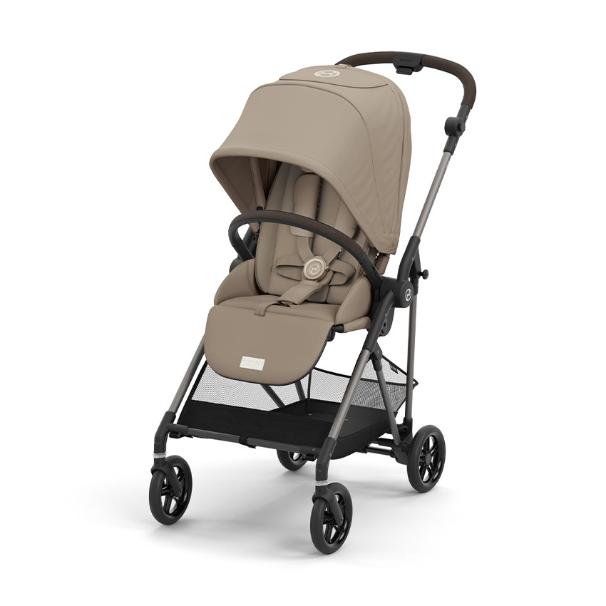 Poussette compacte légère Melio 4 taupe/almond beige 