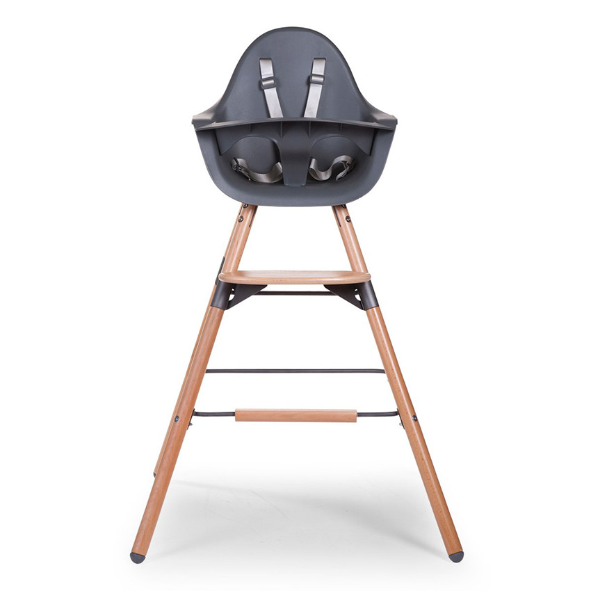 Set de pieds longs + repose pieds pour Evolu 2 - Bois/Anthracite  