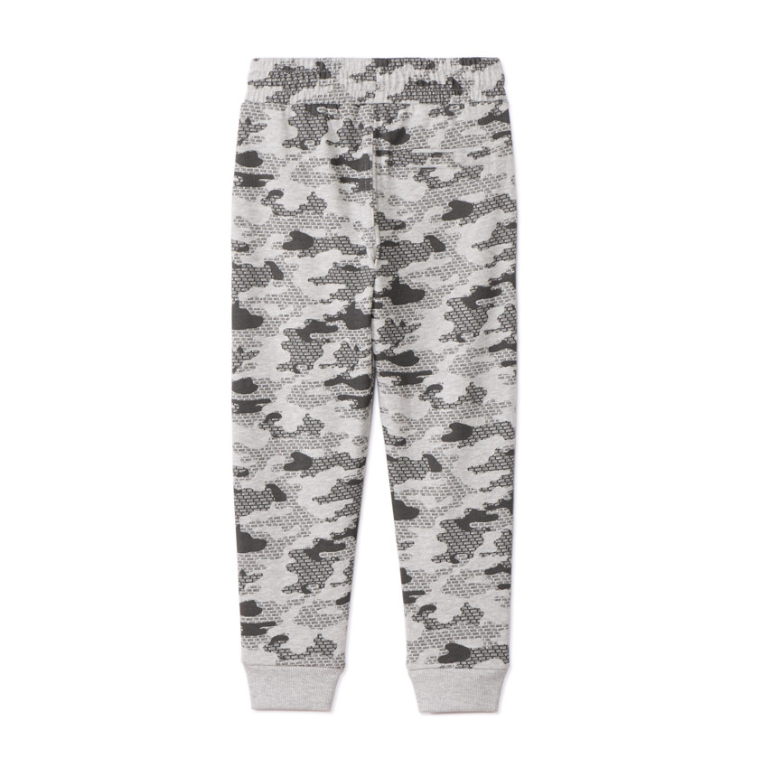 Fleece joggingbroek met camouflageprint voor jongens 