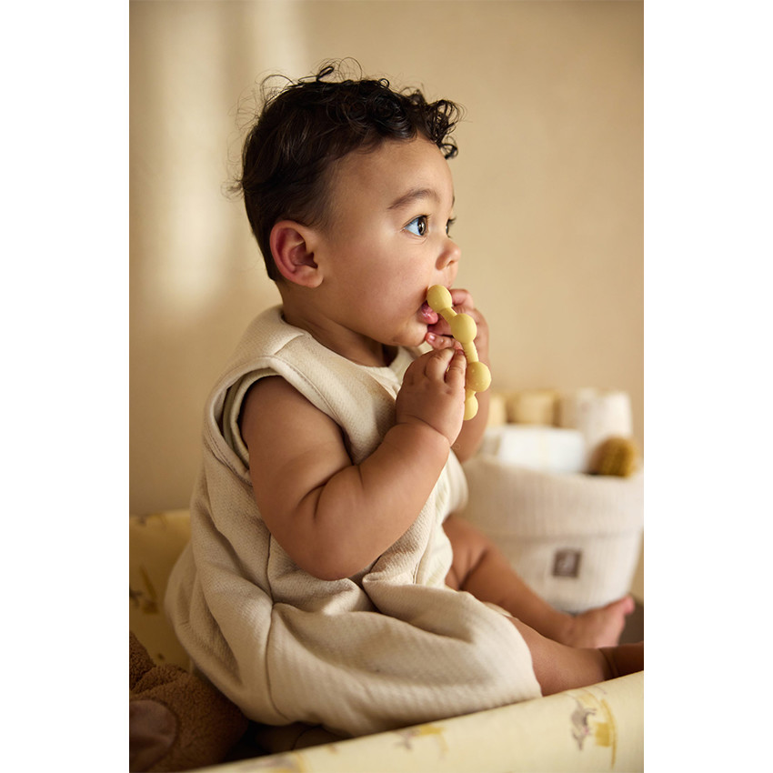 Gigoteuse sans manches 60cm naissance Jersey Padded Twine Oatmeal 