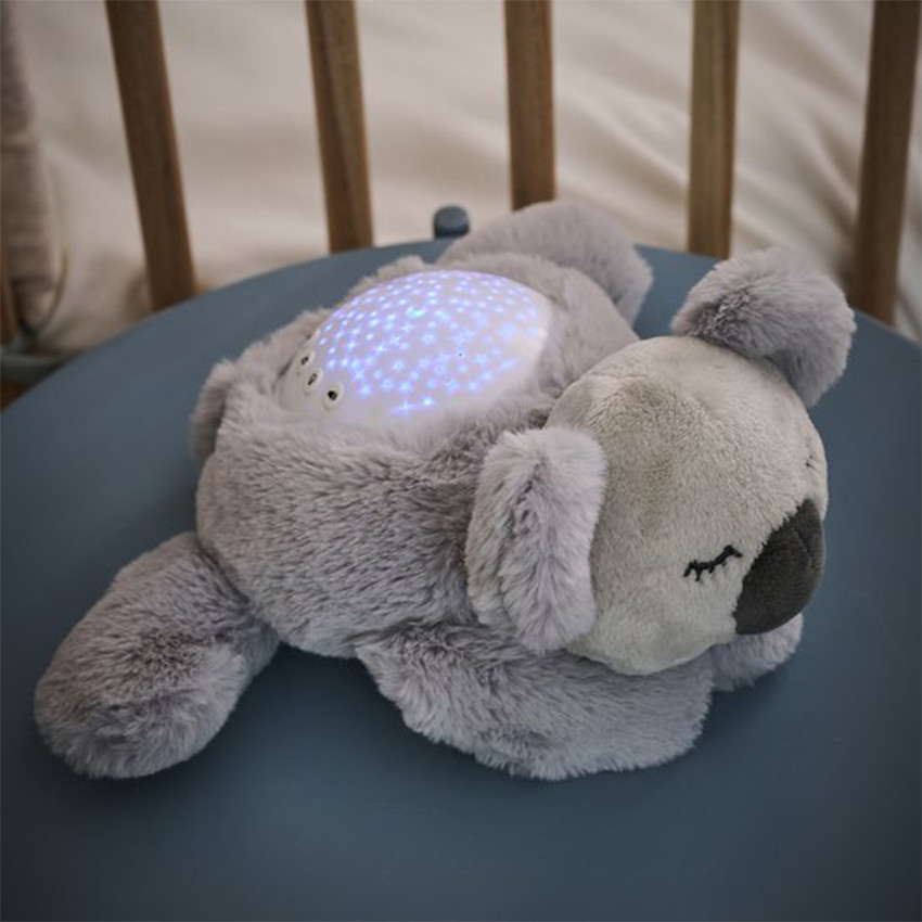 Knuffel nachtlamp projector Koala Grijs 