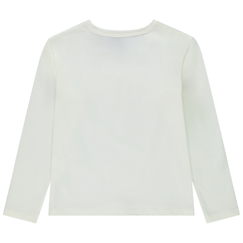 T-shirt manches longues à sequins et paillettes pour fille 