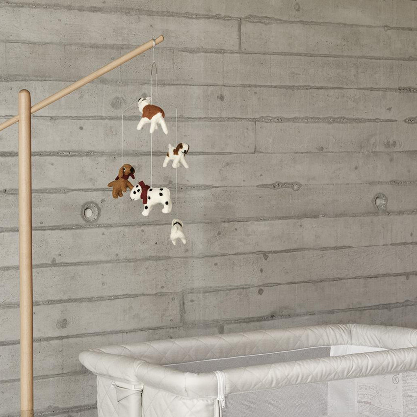 Mobile Chiens Support en bois Quax non-inclus 