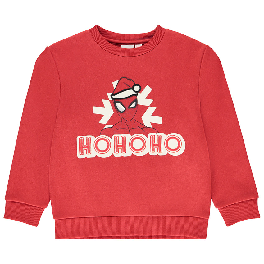 Sweat uni avec print Spider Man Marvel pour garçon  