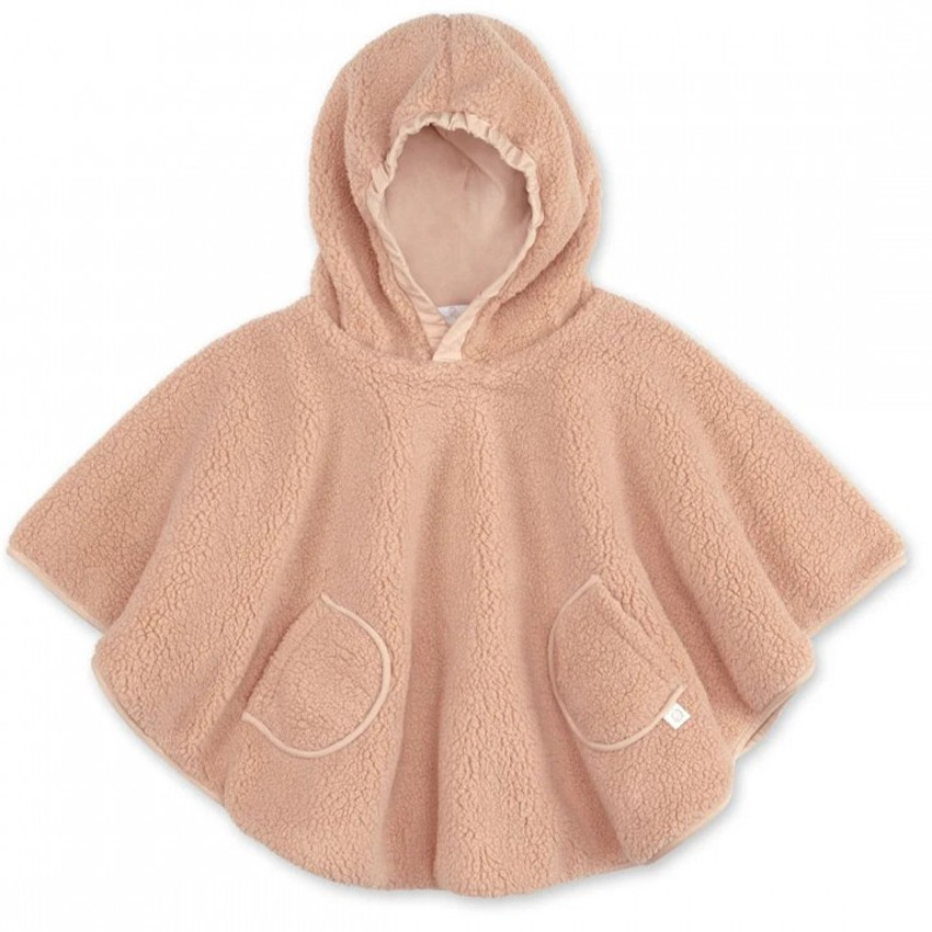 Reis poncho - Teddy + Pady jersey - Natural - 9/36 m 