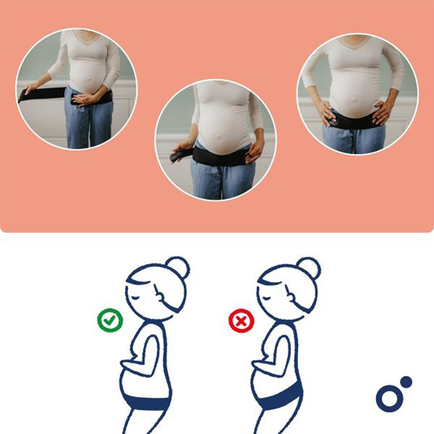 Lendetrui zwangerschap Mom'n Belly - Zwart 