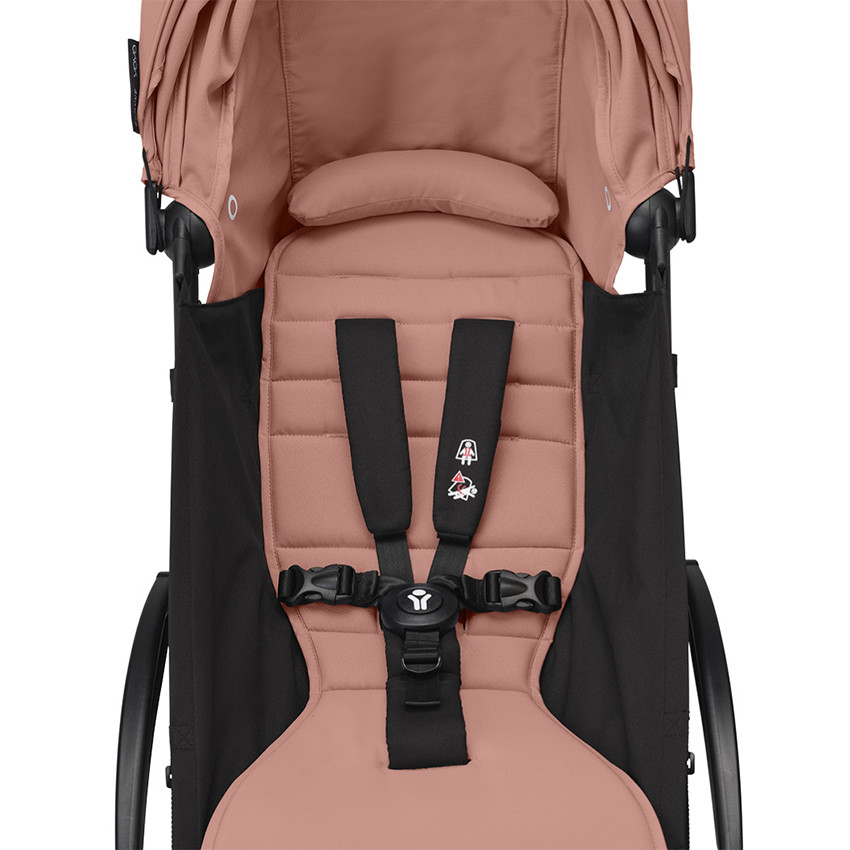 Kinderwagen Stokke® YOYO³ vanaf 6 maanden - Frame zwart/Ginger 