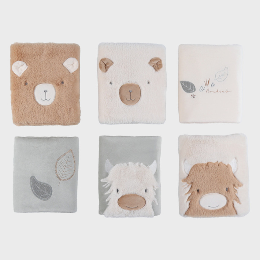 Set van 6 spijlenbeschermers voor babybed en park Fluffy,Orso&Lily 
