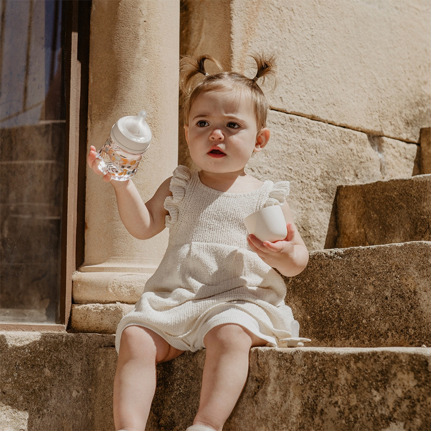 Zuigfles met symmetrische fopspeen SX Pro S 150 ml Wonderland Beige 