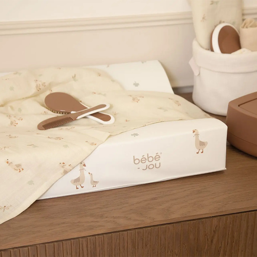 Matelas à langer 72x44cm Dear Goose Allover Ecru 