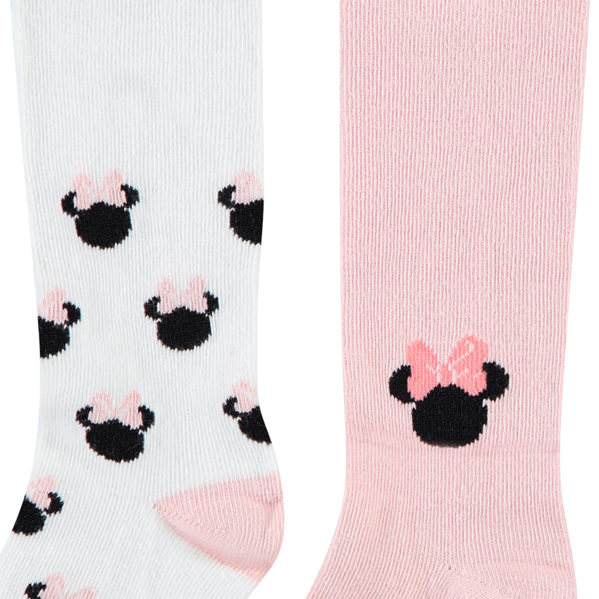 Lot de 2 collants en tricot motif Minnie Disney 