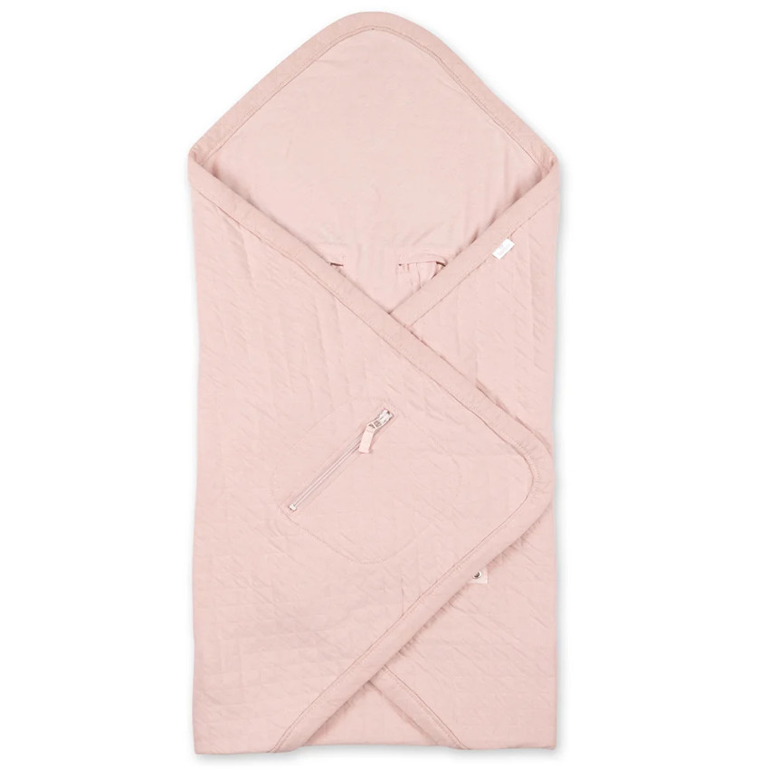 Couverture enveloppante Quilted + Jersey Blush 0-12M 