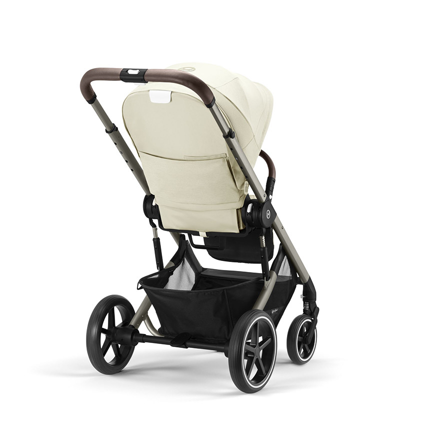 Poussette Balios S Lux - Châssis Taupe / Siège Seashell Beige 