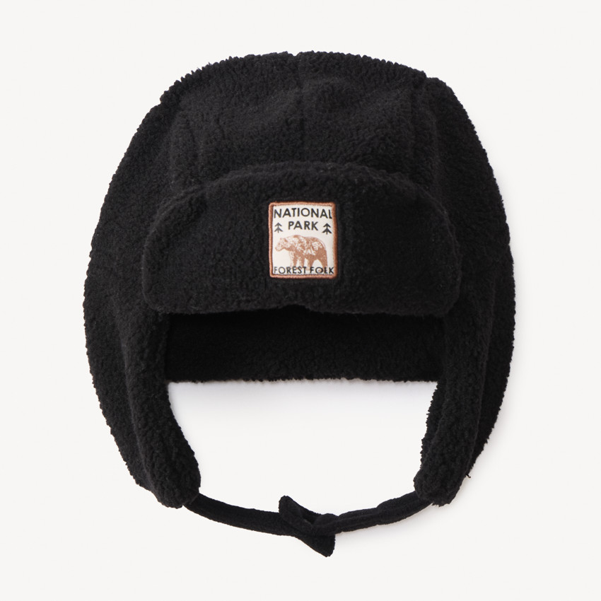 Chapka en sherpa avec étiquette pour garçon 