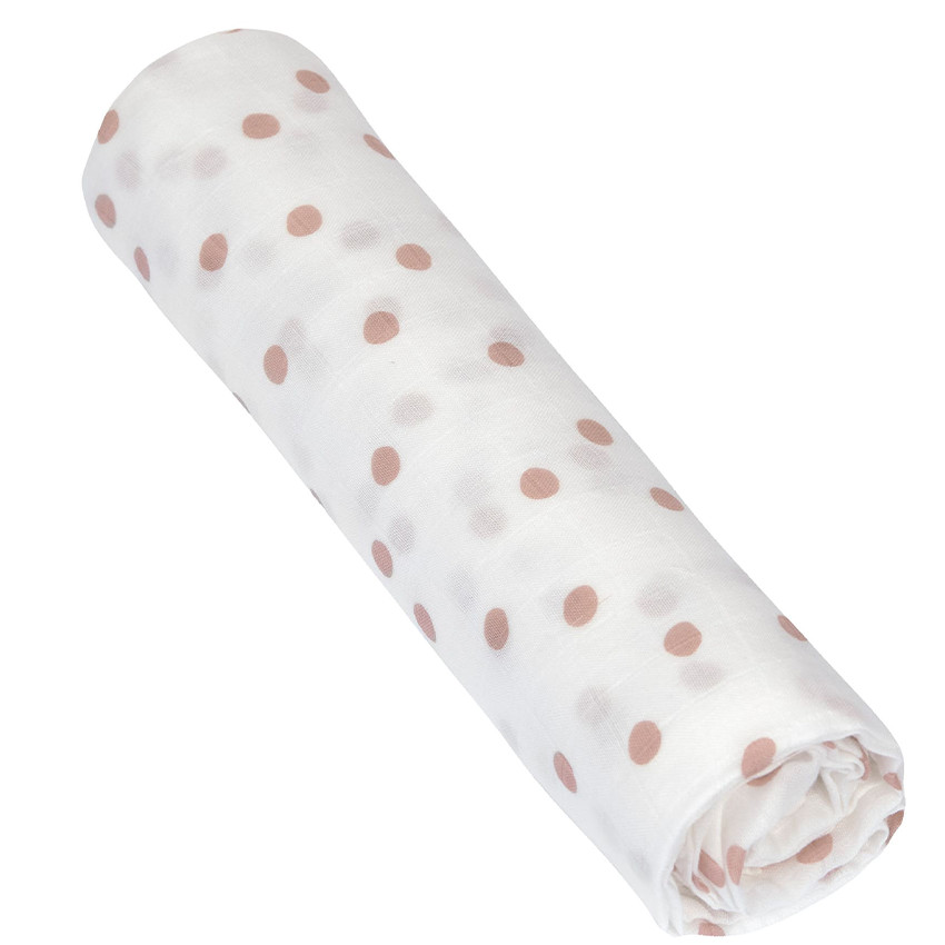 Tetra Doek XL 120x120cm ultra zacht katoenen gaasstof Mushroom  