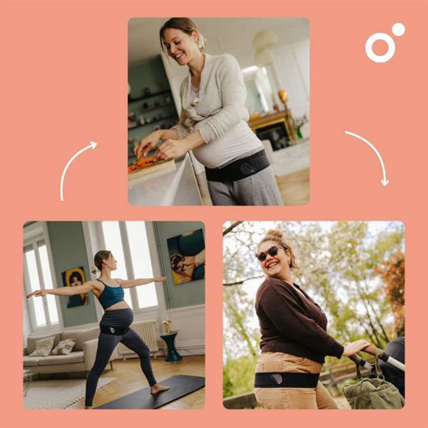 Lendetrui zwangerschap Mom'n Belly - Zwart 