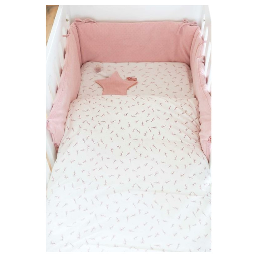 Housse de couette lit Blush Allover 