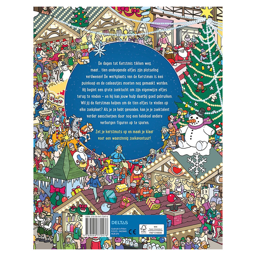 Boek NL Waar zijn de kerst elfjes ? +4J 