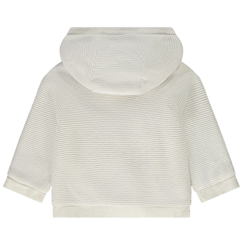 Gebreid vest in schuim steek met sherpa voering voor baby meisje 