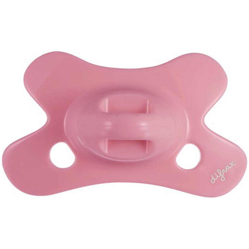 Fopspeen silicone natural 0-6m Rasperry 