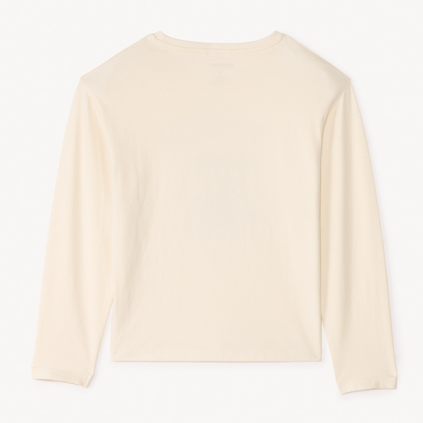 T-shirt met lange mouwen met berenprint voor meisjes 