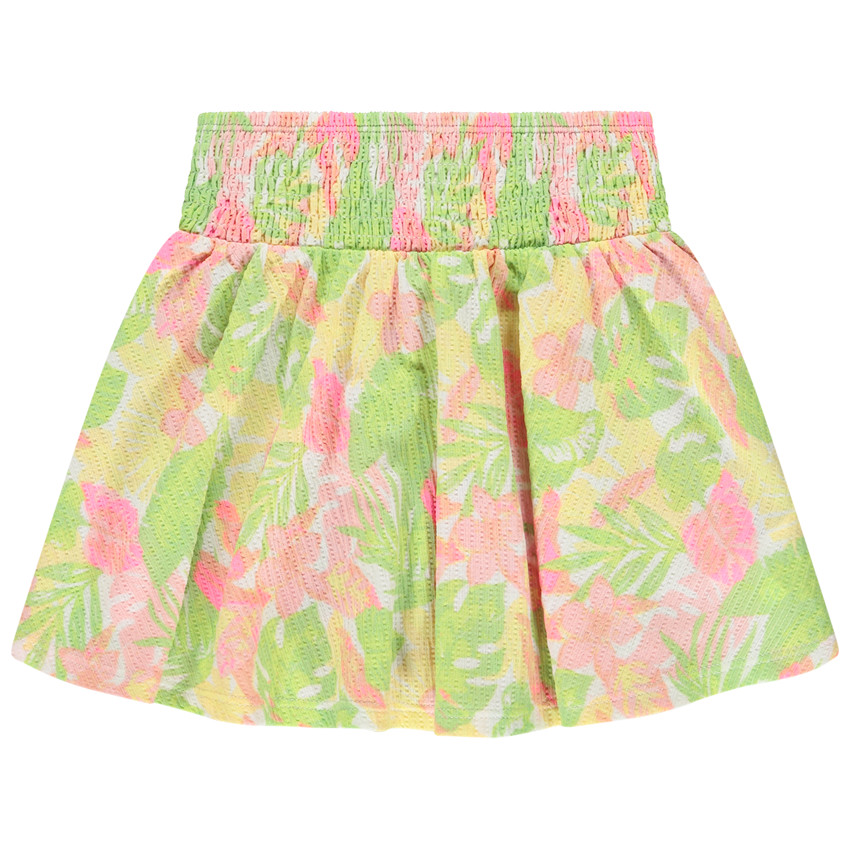 Jupe en jersey fochette avec taille smockée pour fille 