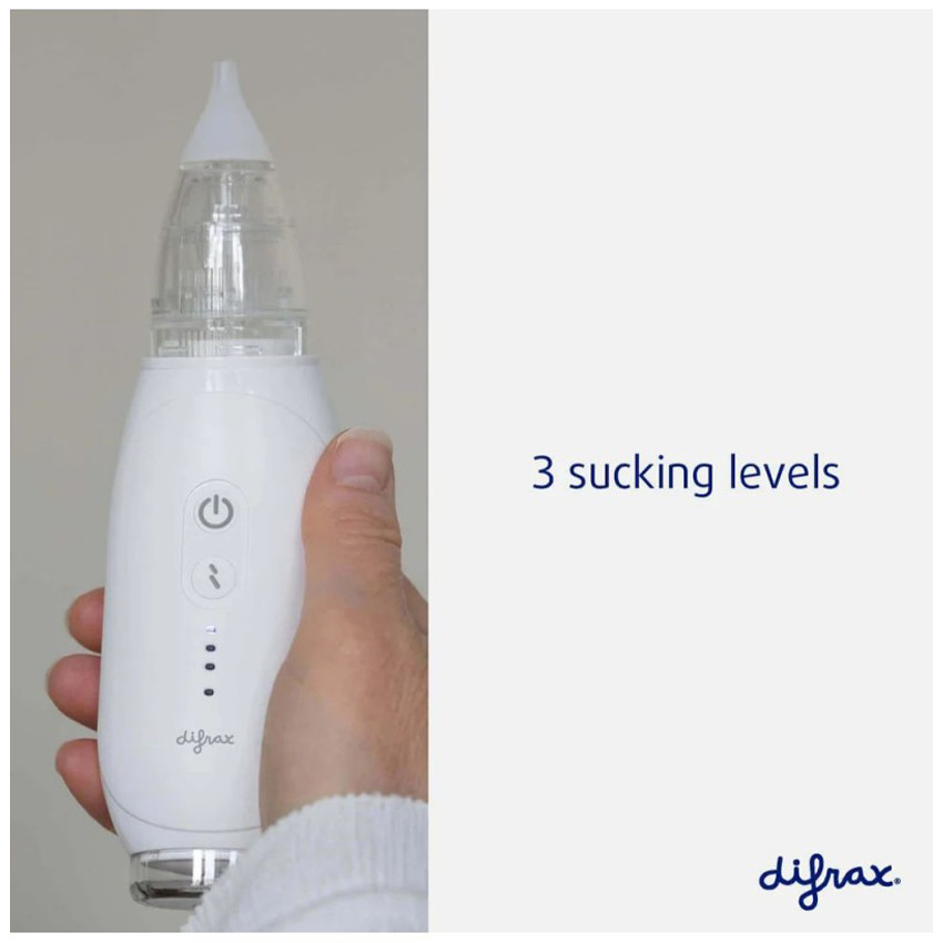 Electrische neusreiniger + 2 siliconen uiteinden  