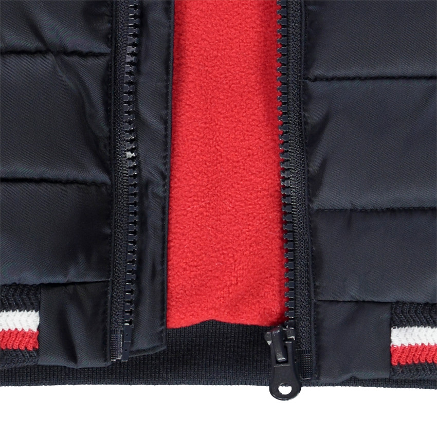 Doudoune sans manches avec capuche pour bébé garçon 