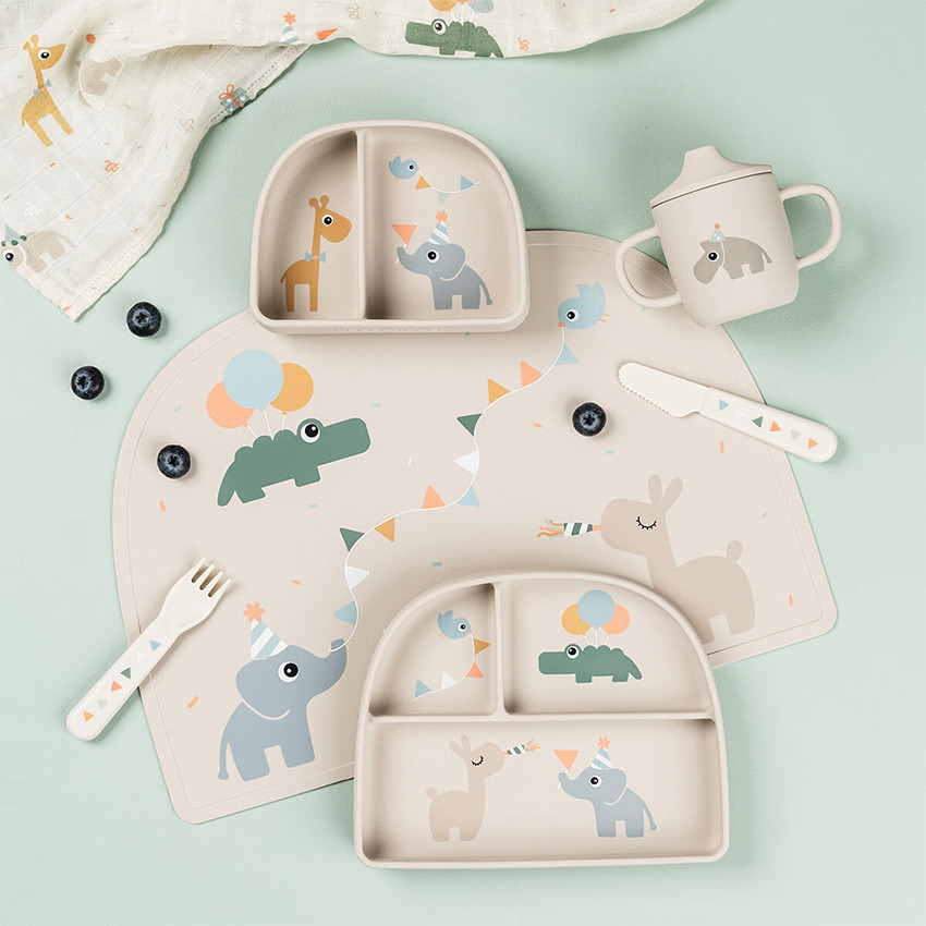Set de table en silicone Celebration Sable 