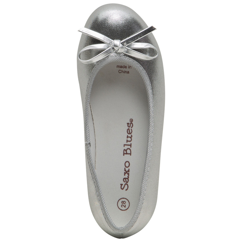 Zilverkleurige ballerina