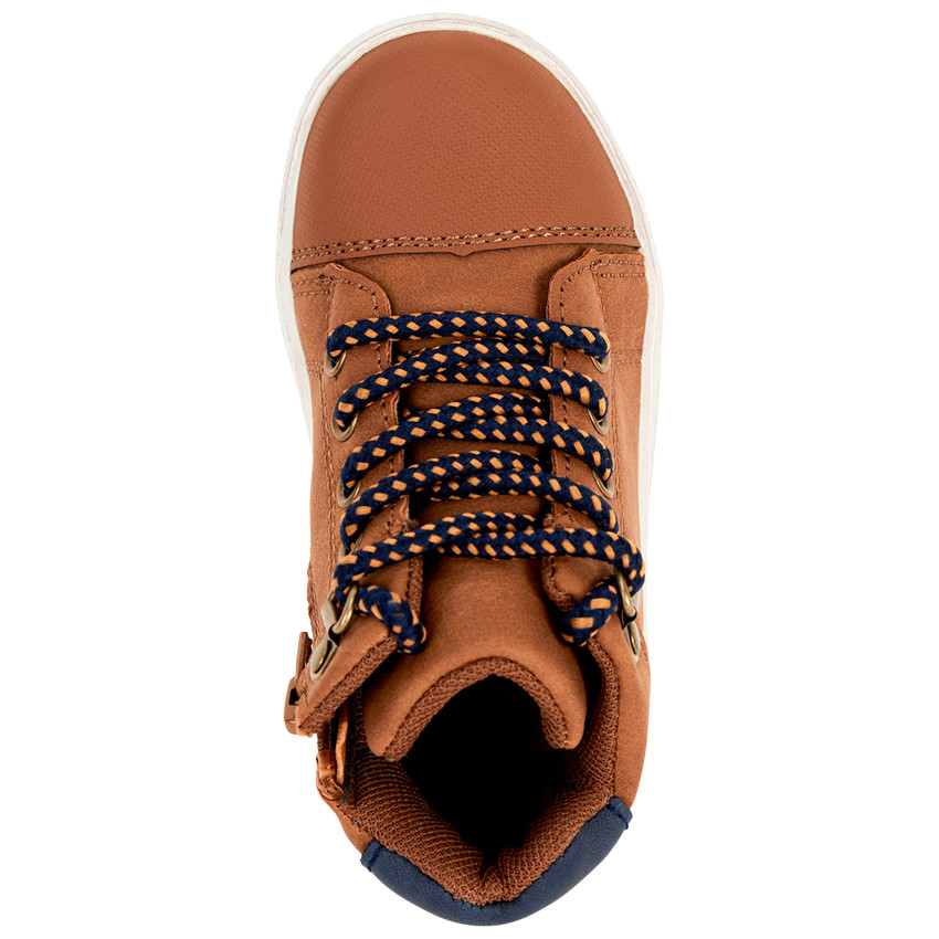 Bottillons à lacet fantaisie et zip pour bébé garçon 