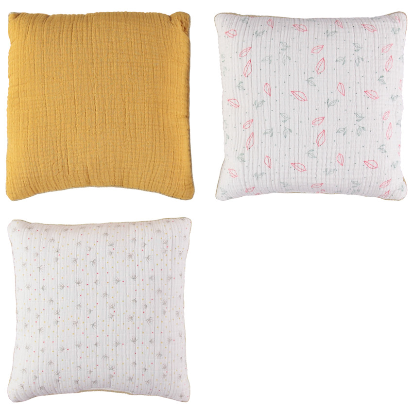 Coussin décoratif en tétra modulable en tour de lit ou de parc 