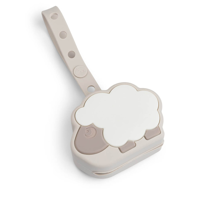 Boîte à sucette en silicone Sheepy Sable 