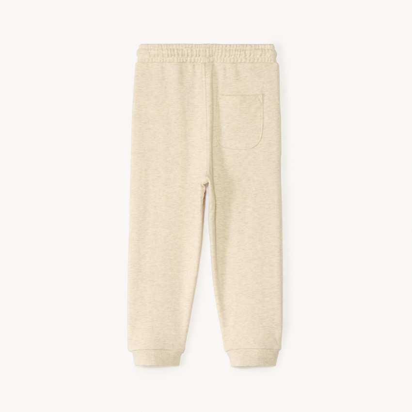 Jogging unicolore en molleton avec découpes pour garçon bébé 