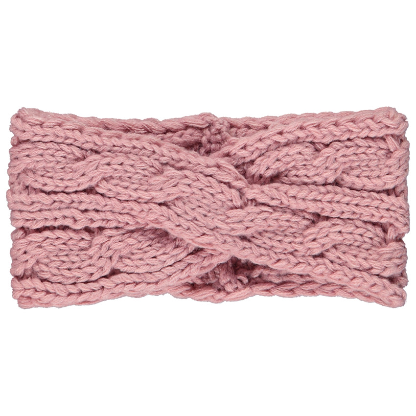 Bandeau croisé en tricot pour bébé fille 