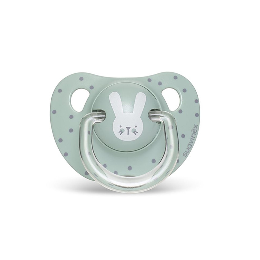 Sucette silicone réversible Hygge +18 mois - Rabbit Menthe 
