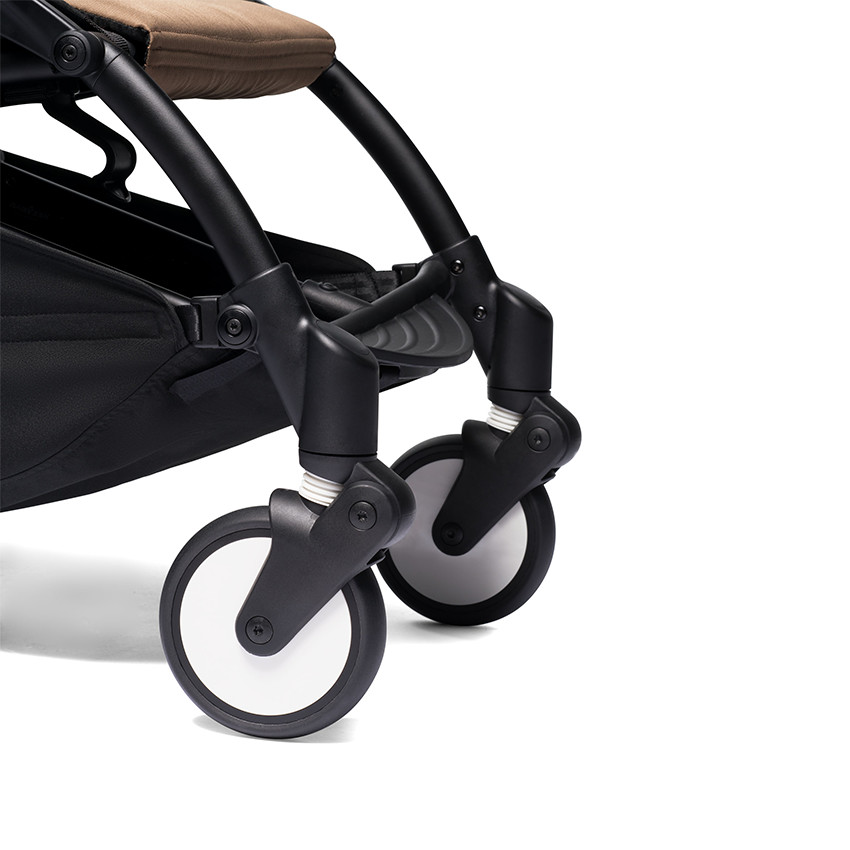Poussette complète YOYO² nouveau pack 0+ et 6+ châssis blanc - Toffee 